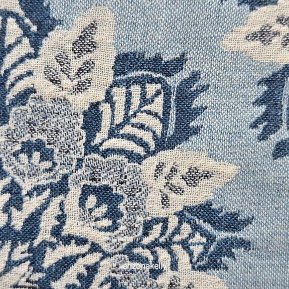 J. Jill Snowflake Jacquard India Ink Blue - Picture 9 of 9